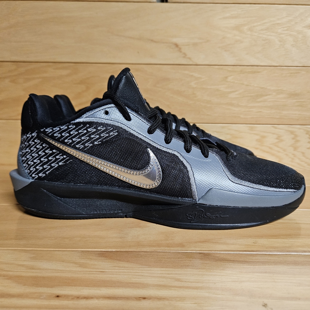 Nike Sabrina 2 Mirrored Black Silver Basketball Shoes FQ2174-001 Size 8 Wmns